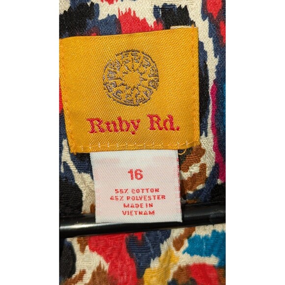 Ruby Rd Multicolored Jacket Sz 16 - Picture 3 of 5